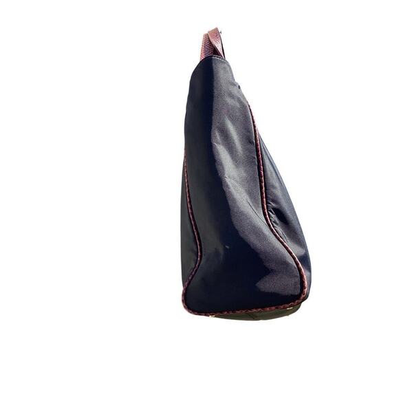 Kate Spade Tote Black Red Croc Embossed Y2K Work Career Travel Large Bag Preppy - Picture 5 of 13